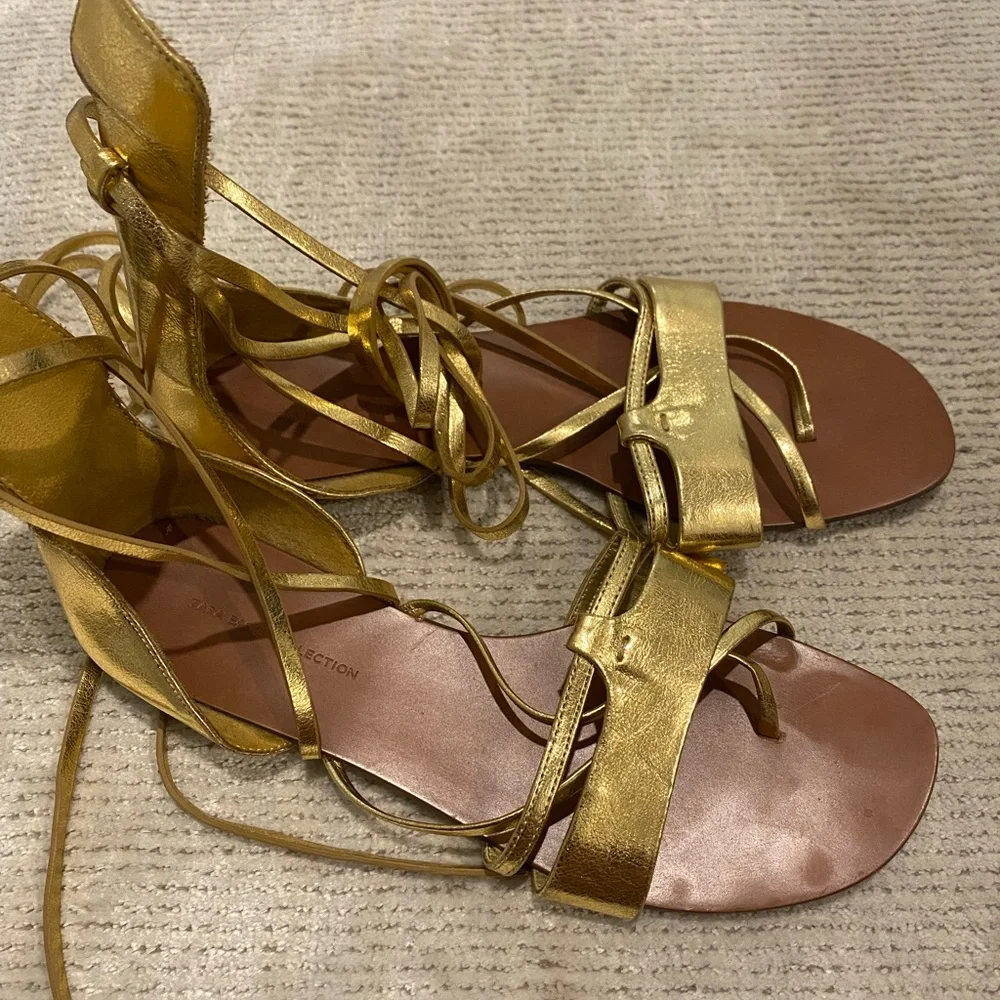 Gold Sandals - Picture 4 of 8